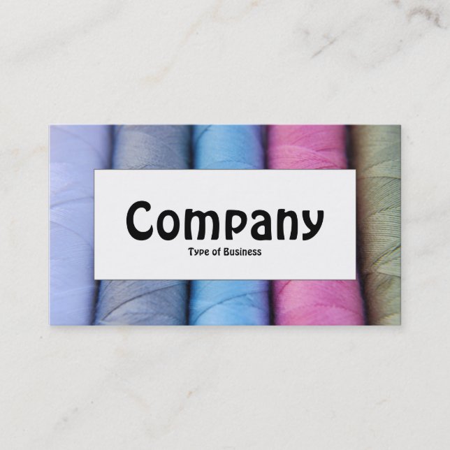 Center Label - Reels of Cotton Business Card (Front)