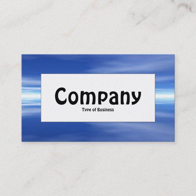 Center Label - Reflections Business Card (Front)