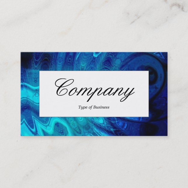 Center Label - Roman Bath Business Card (Front)