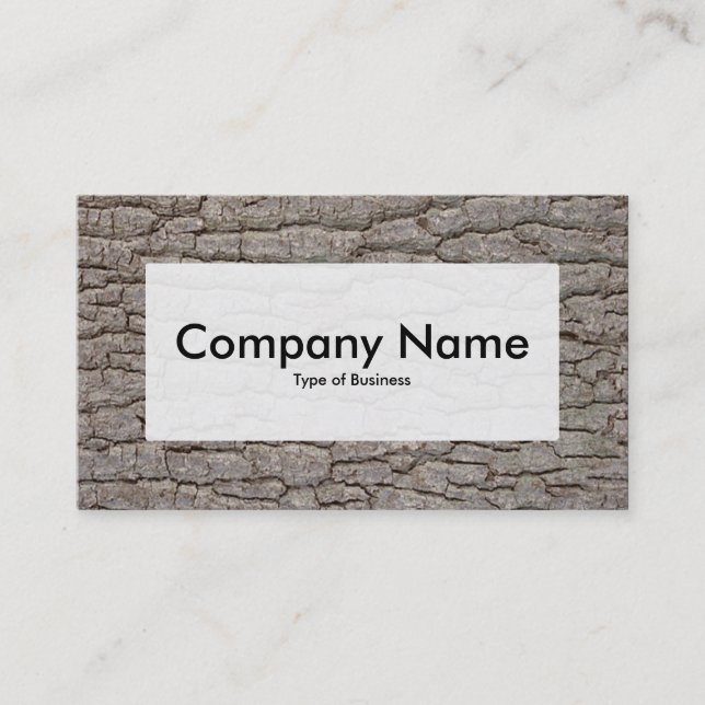 Center Label v3 - Bark 01 Business Card (Front)