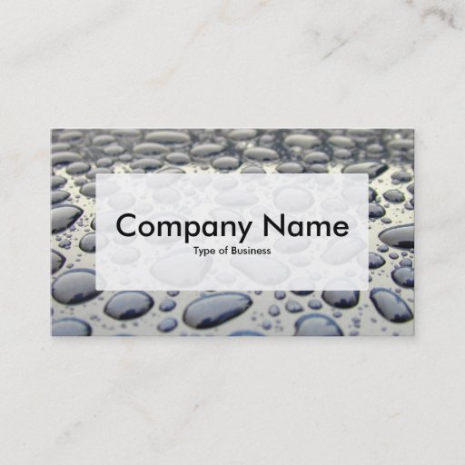 Customizable Center Label v3 - Car Hood Business Cards