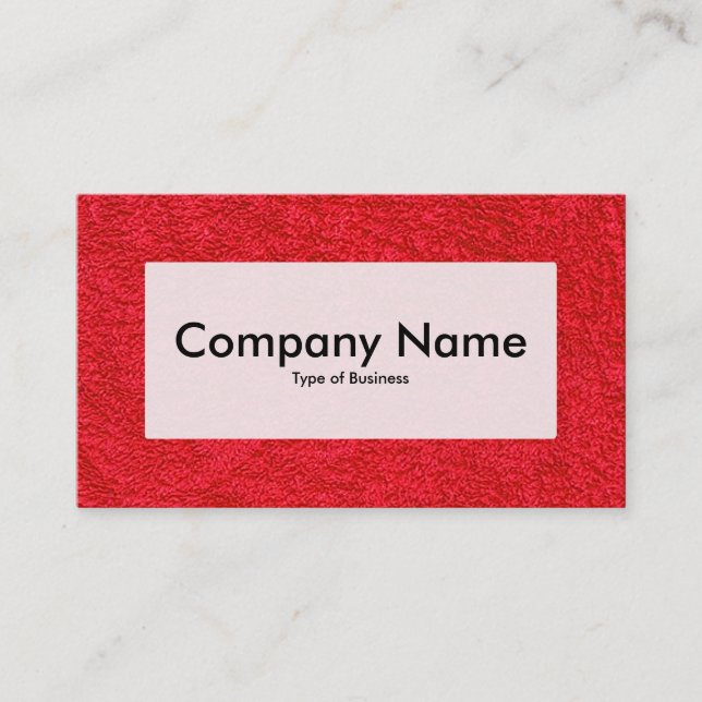 Center Label v3 - Carpet 01 Business Card (Front)
