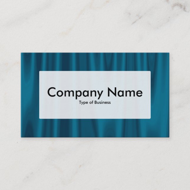 Center Label v3 - Drapery 01 Business Card (Front)