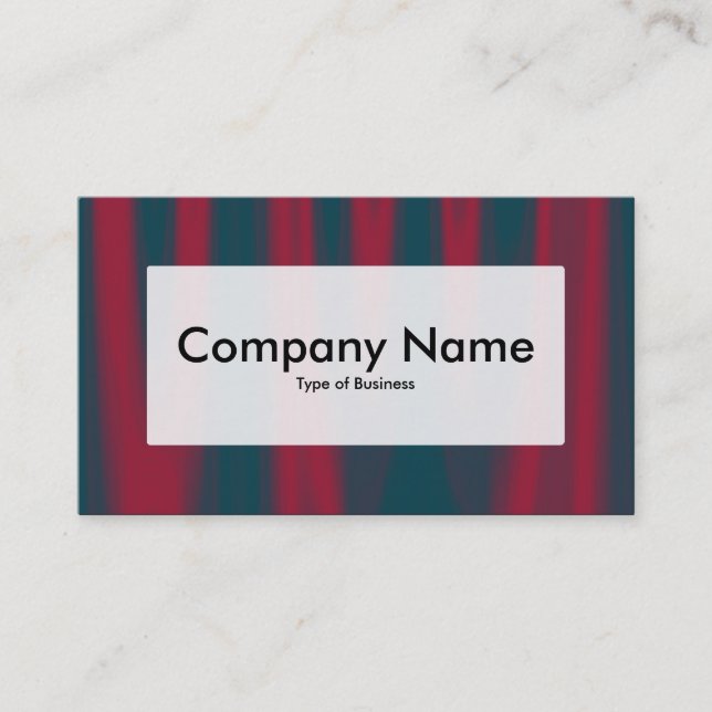 Center Label v3 - Drapery 02 Business Card (Front)