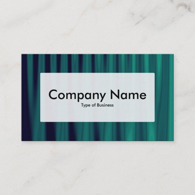 Center Label v3 - Drapery 03 Business Card (Front)