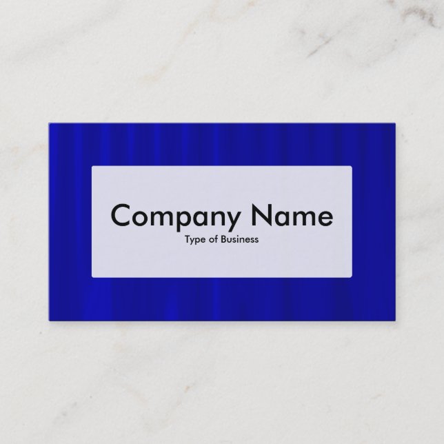 Center Label v3 - Drapery 05 Business Card (Front)