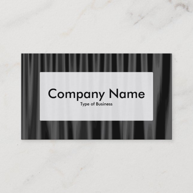 Center Label v3 - Drapery 07 Business Card (Front)