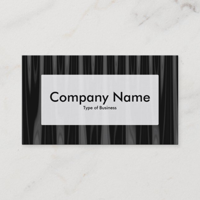 Center Label v3 - Drapery 08 Business Card (Front)