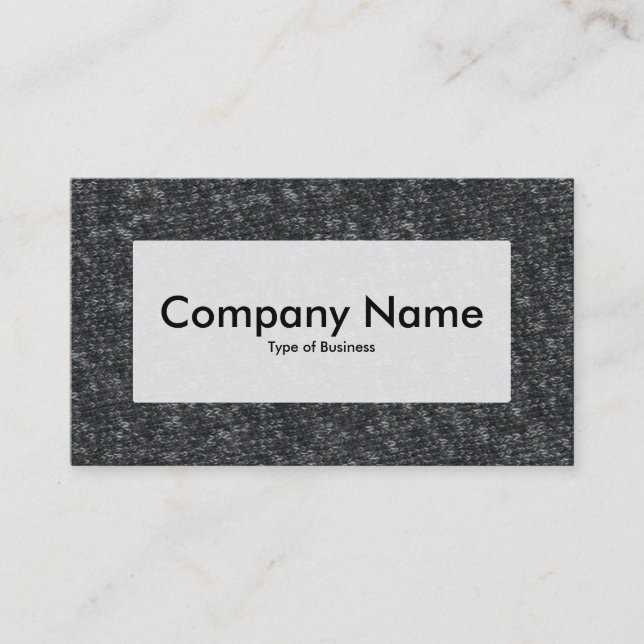Center Label v3 - Fine Wool 01 Business Card (Front)