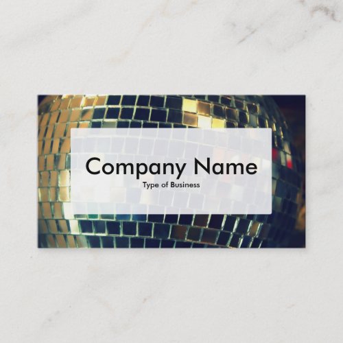 Center Label v3 _ Mirror Ball Business Card