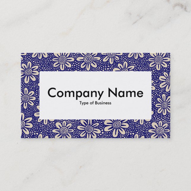 Center Label v4 - 140617 - Dk Blue and Beige Business Card (Front)
