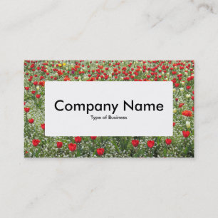 Center Label v4 - Bed of Tulips Business Card