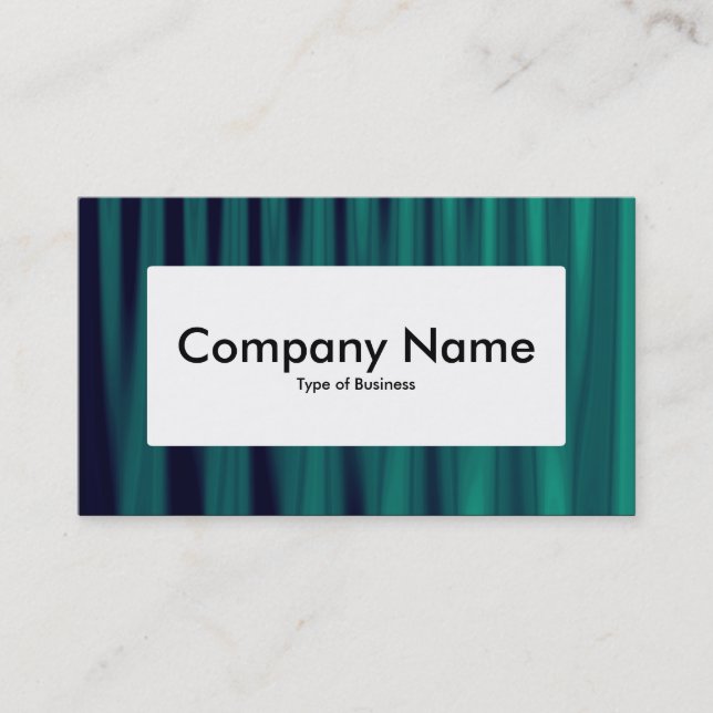 Center Label v4 - Drapery 03 Business Card (Front)