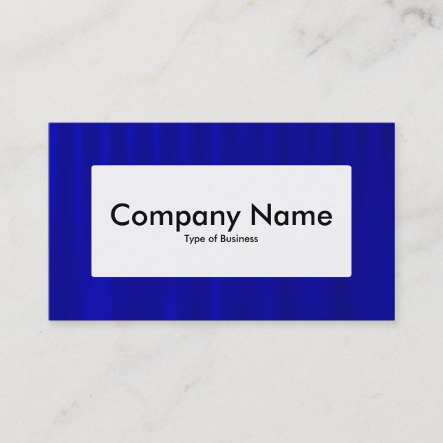 Center Label v4 - Drapery 05 Business Card (Front)