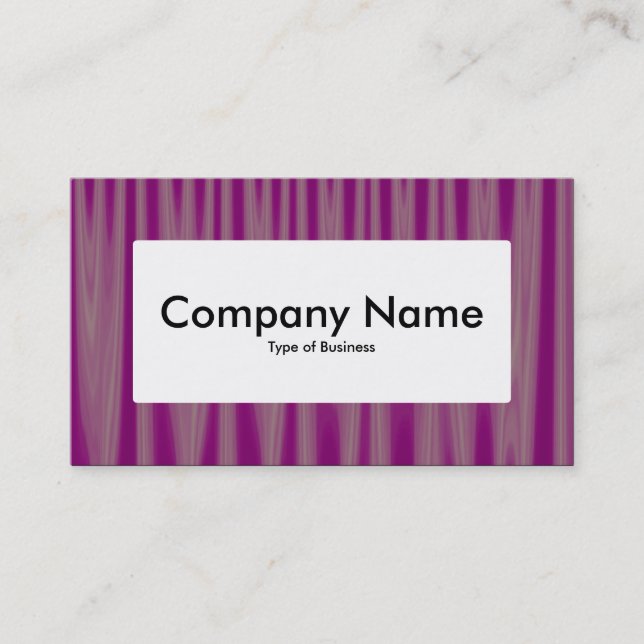 Center Label v4 - Drapery 06 Business Card (Front)
