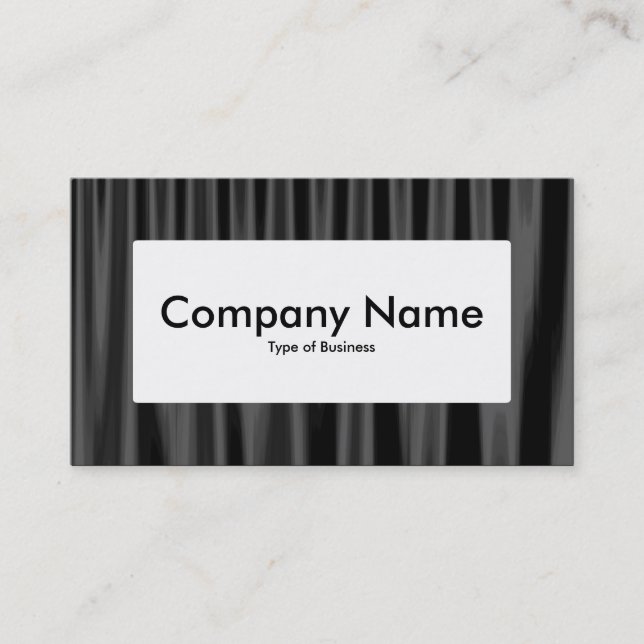 Center Label v4 - Drapery 07 Business Card (Front)