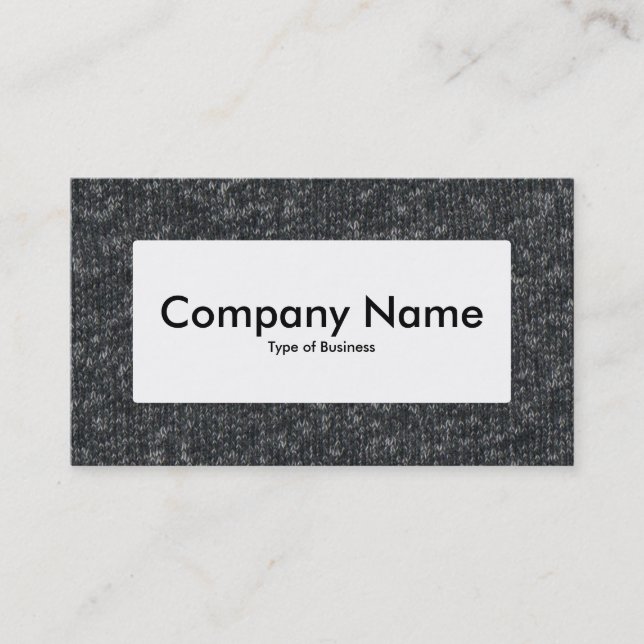 Center Label v4 - Fine Wool 02 Business Card (Front)