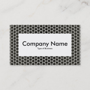 Center Label v4 - Honeycomb Warm Business Card