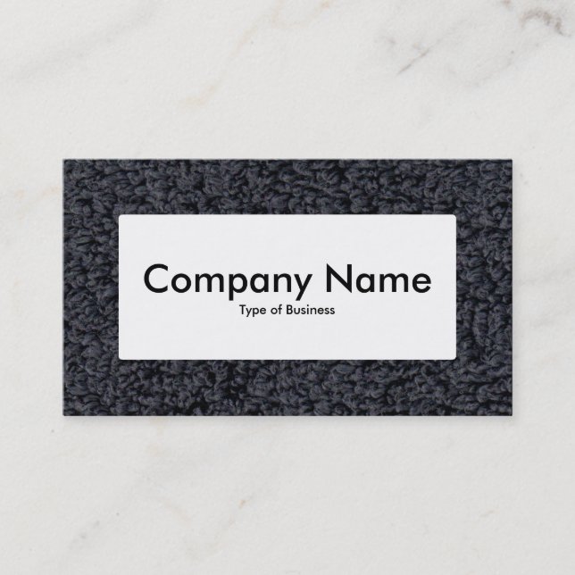 Center Label v4 - Woolly Carpet Business Card (Front)