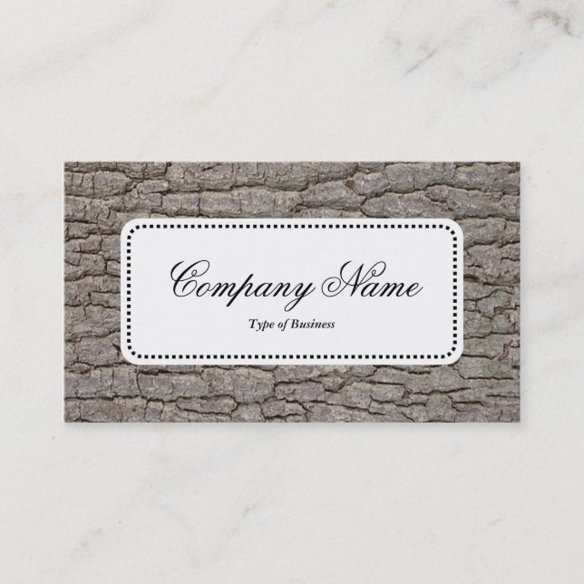 Center Label v5 - Bark 01 Business Card (Front)
