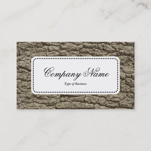 Center Label v5 - Bark 02 Business Card (Front)
