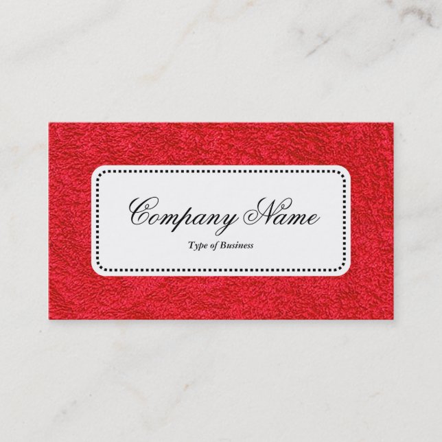 Center Label v5 - Carpet 01 Business Card (Front)