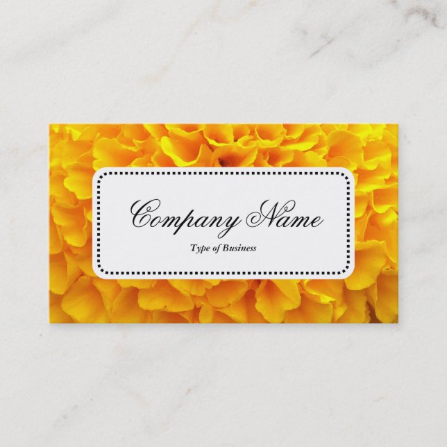 Center Label v5 - Chrysanthemum Business Card (Front)
