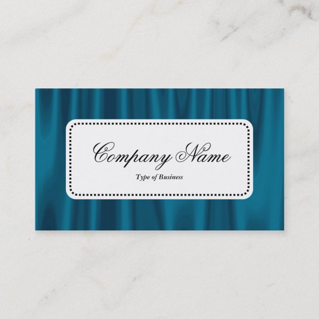 Center Label v5 - Drapery 01 Business Card (Front)