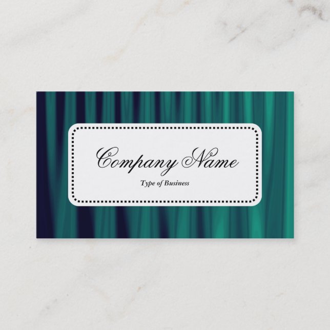 Center Label v5 - Drapery 03 Business Card (Front)