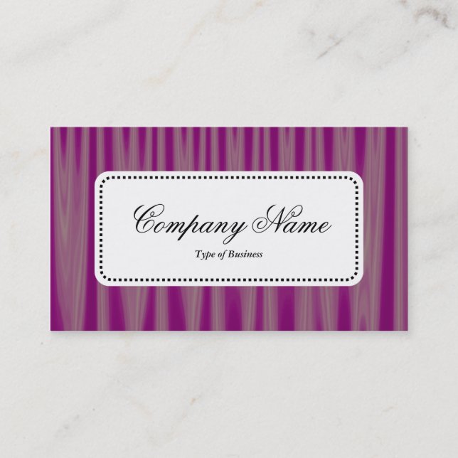 Center Label v5 - Drapery 06 Business Card (Front)