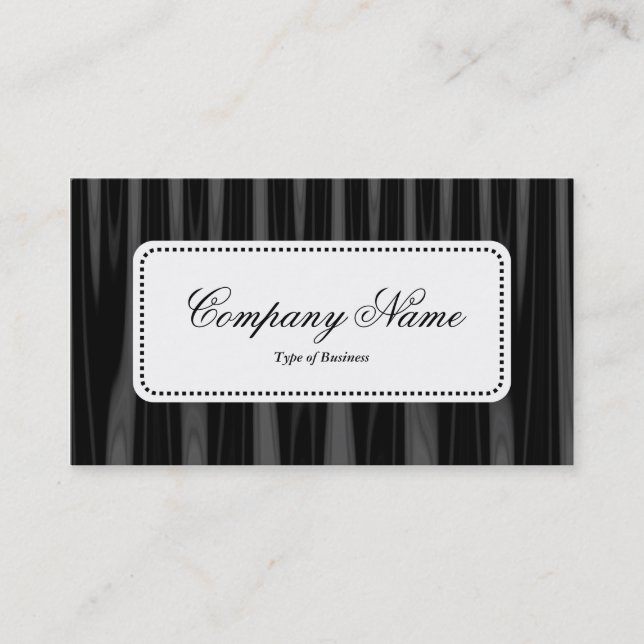 Center Label v5 - Drapery 08 Business Card (Front)