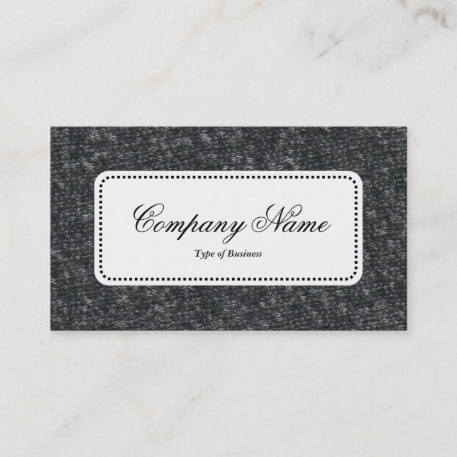Center Label v5 - Fine Wool 01 Business Card (Front)