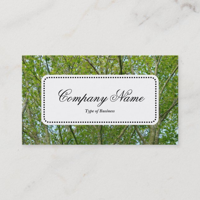 Center Label v5 - Japanese Maple Business Card (Front)