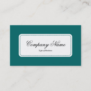 Center Label v5 - Moss Green Business Card