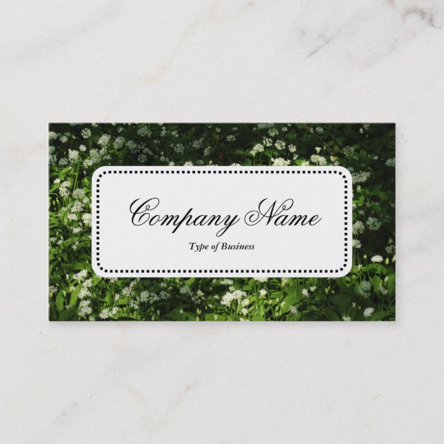 Center Label v5 - Wild Garlic Business Card (Front)
