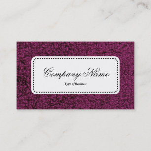 Center Label v5 - Woolly Carpet 02 Business Card