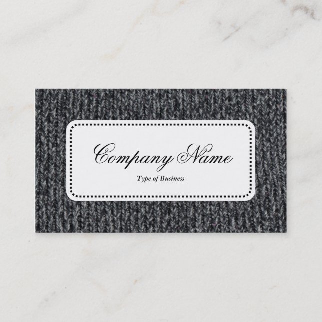 Center Label v5 - Woolly Jumper 02 Business Card (Front)