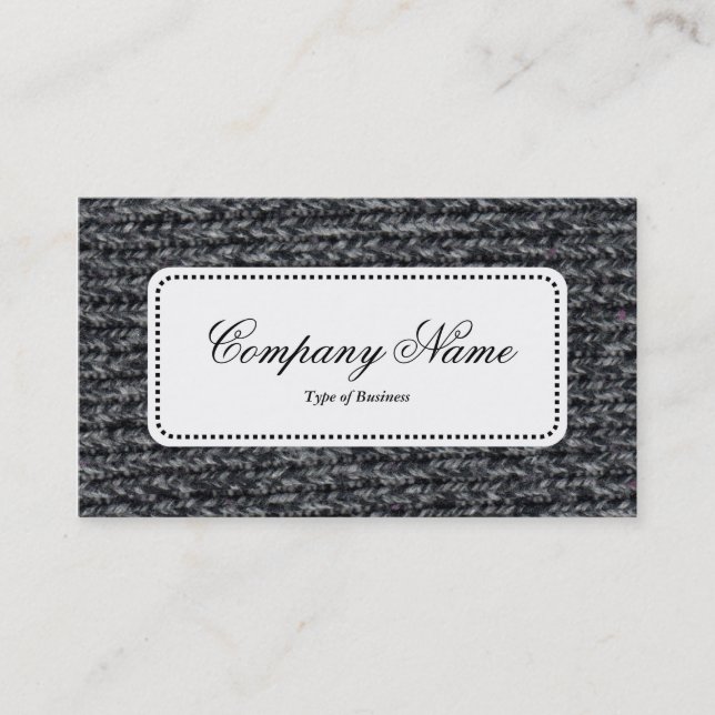 Center Label v5 - Woolly Jumper 03 Business Card (Front)