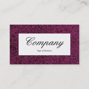 Center Label - Woolly Carpet 02 Business Card