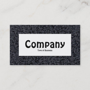 Center Label - Woolly Carpet Business Card