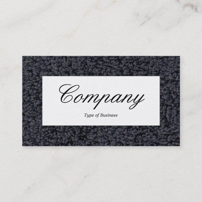 Center Label - Woolly Carpet Business Card (Front)