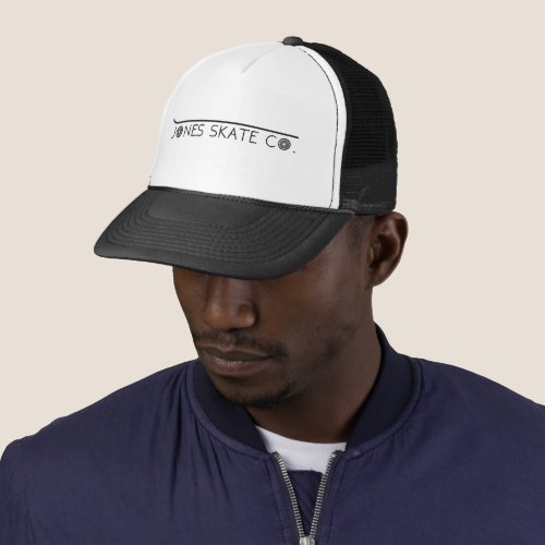 Center Logo Snapback Trucker Hat