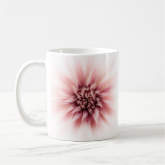 Center of a Pink Dahlia Coffee Mug