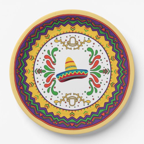 Center Of Attention Cinco de Mayo Paper Plates