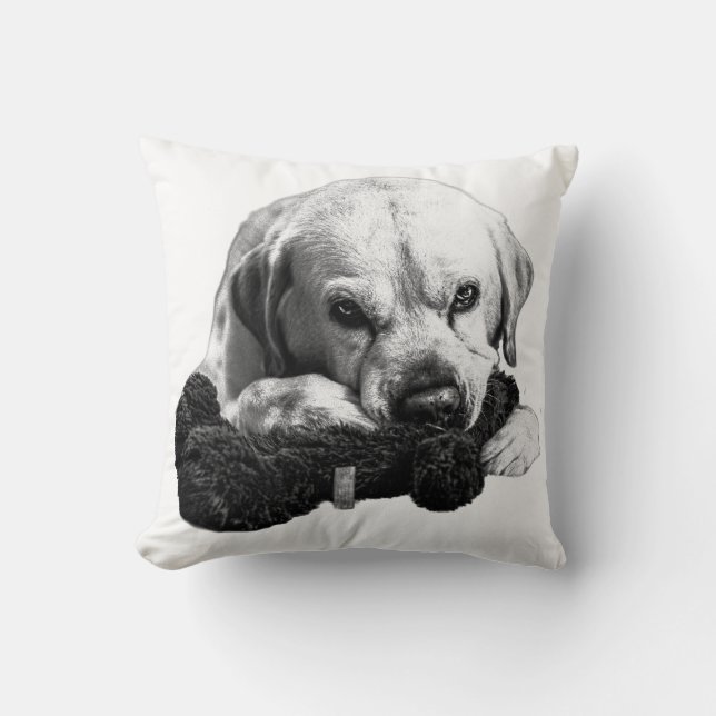 Center of Attention Throw Pillow (Front)