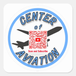 Center of Aviation Stickers - YouTube Channel