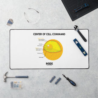 Center Of Cell Command Inside Nucleus Biology Geek Desk Mat
