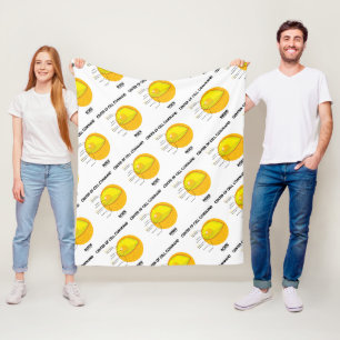 Center Of Cell Command Inside Nucleus Biology Geek Fleece Blanket