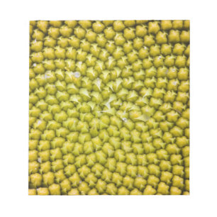 Center of giant Sunflower (Helianthus annuus) Notepad