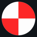 Center of Gravity Sticker<br><div class="desc">Center of Gravity Symbol (High-quality vector).</div>